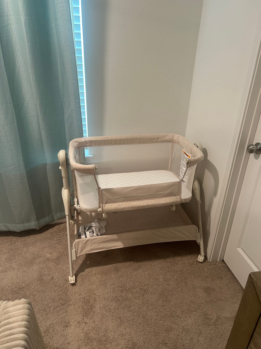 Customer photo review of Cuddly Sway Baby Bassinet