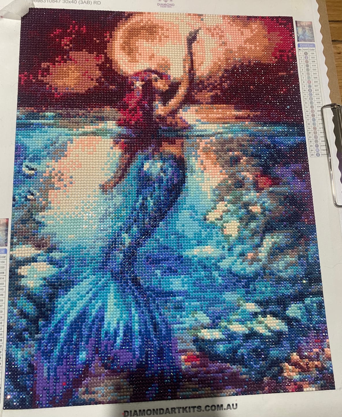 Customer photo review of Full Drill - 5D DIY Diamond Painting Kits Cartoon Beautiful Mermaid in the Sea