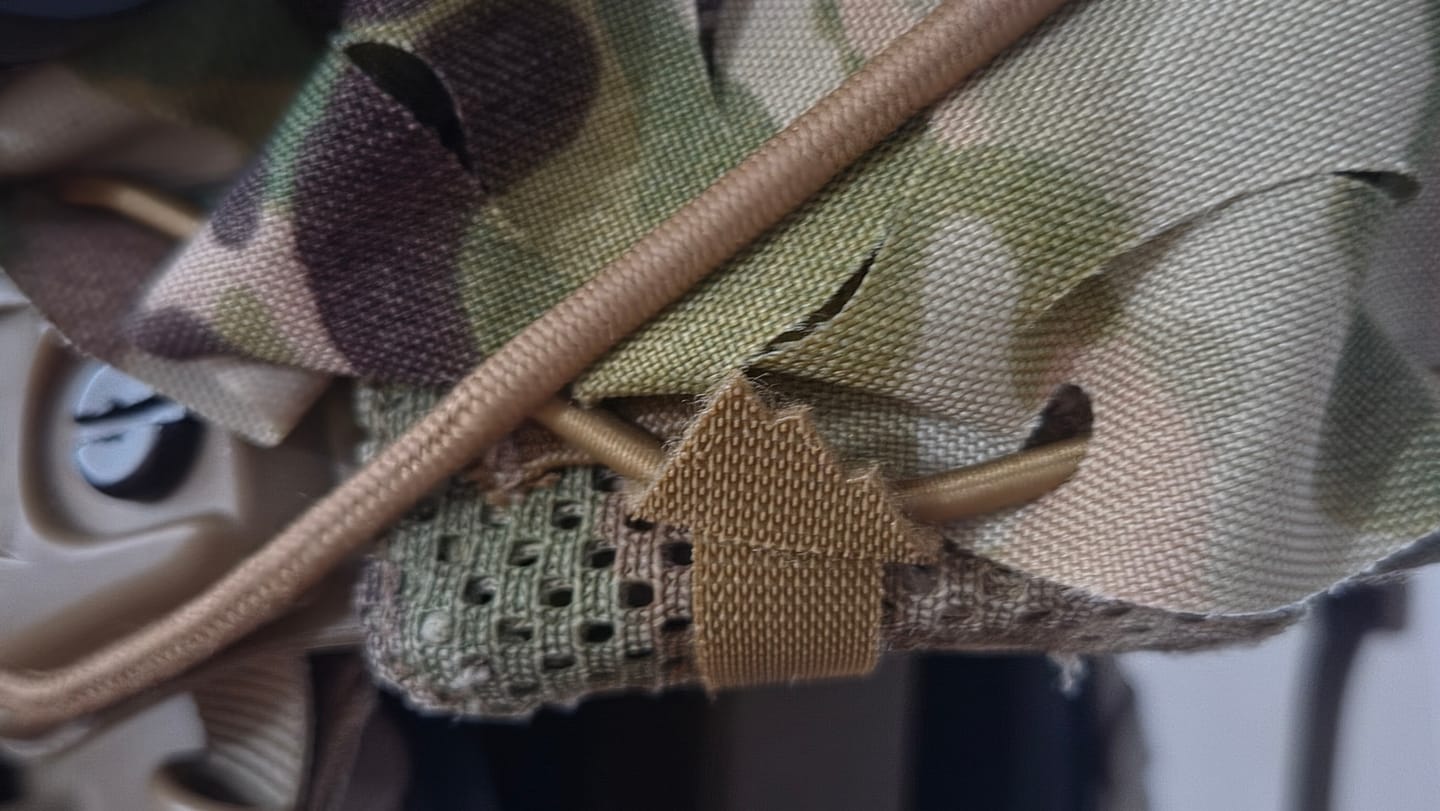 Customer photo review of HelmetScrim Tab