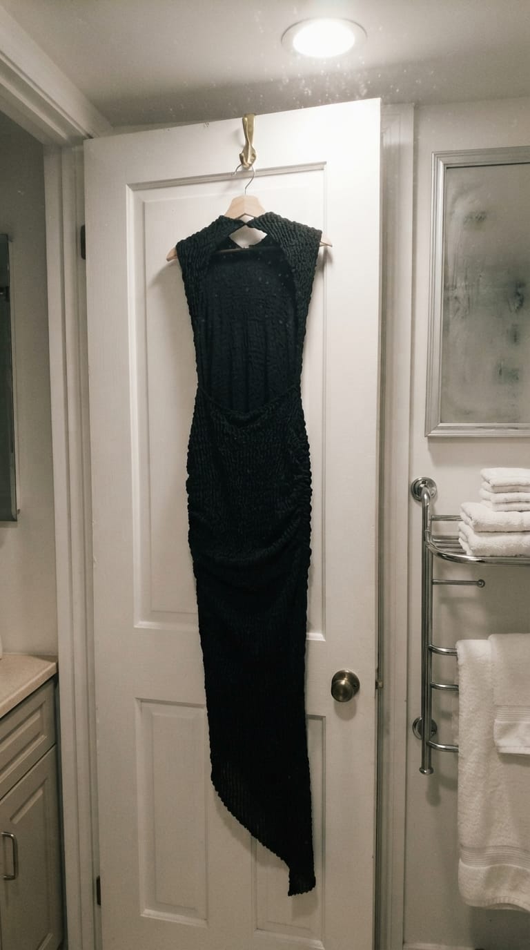 Customer photo review of Artemis Midi Dress - Black