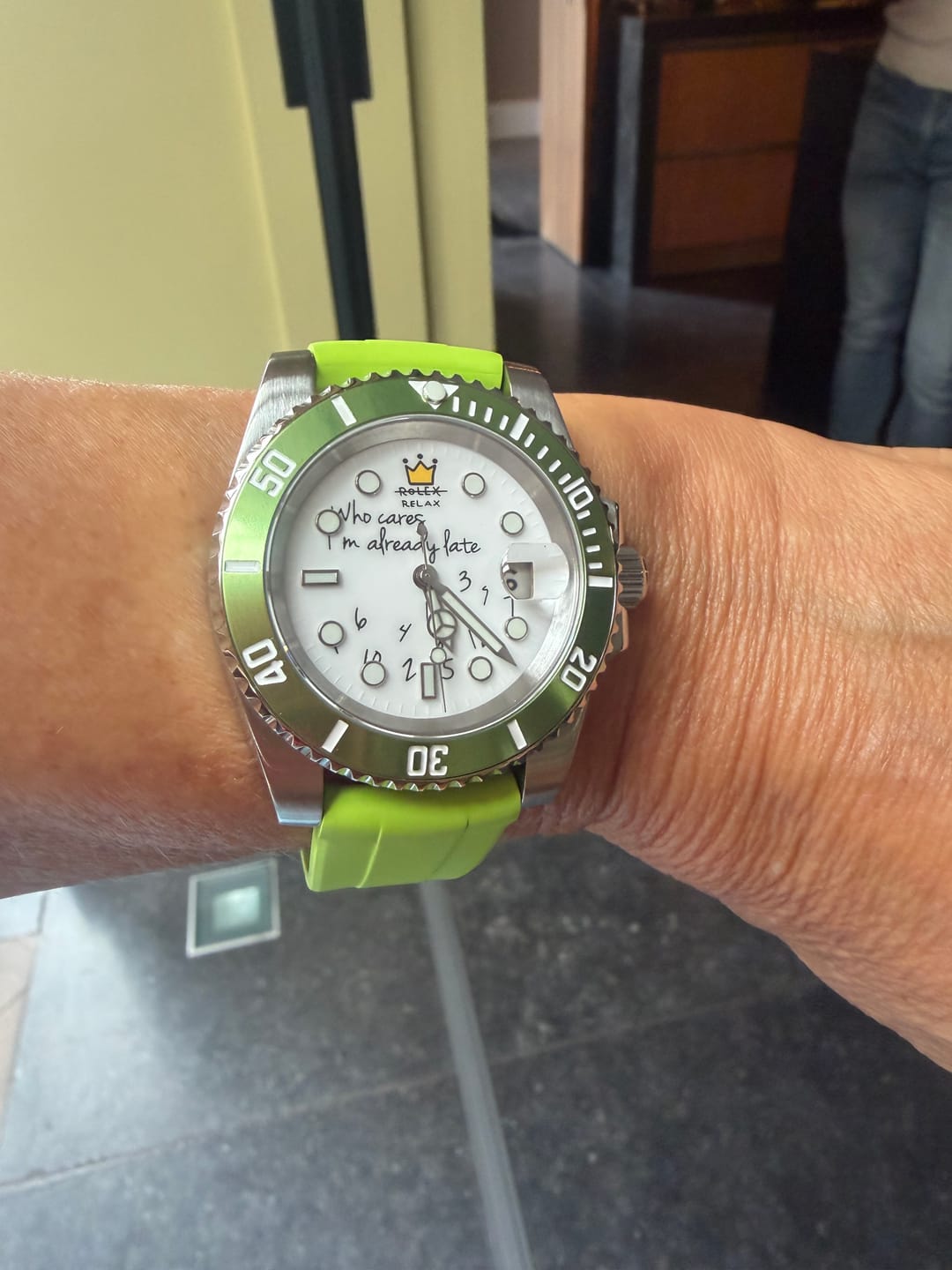 Customer photo review of HYDROCORE FLUORO WATCH