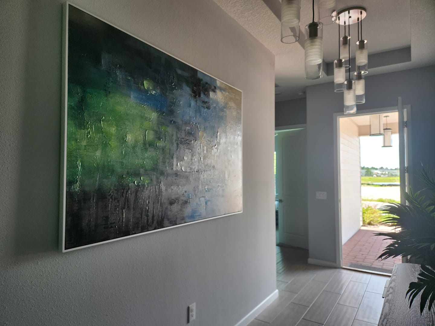 Customer photo review of Abstract Texture Wall Art # AB656