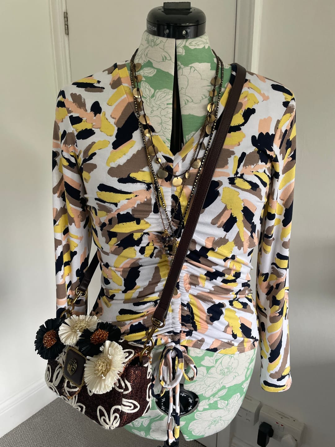 Customer photo review of Painter's Garden Viscose Jersey Fabric