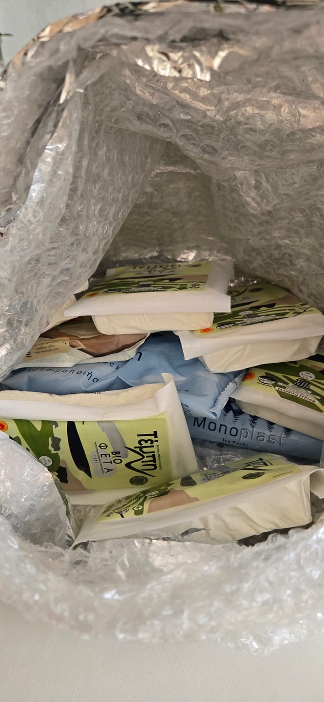 Customer photo review of Organic PDO Greek Feta Cheese from Tempi Valley – 200g