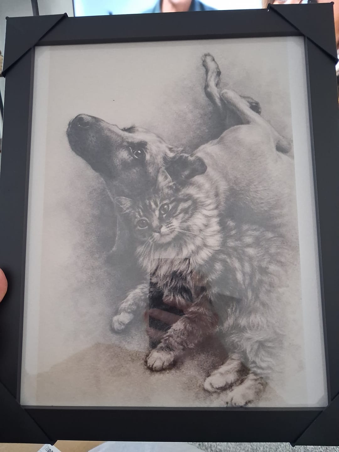 Customer photo review of Charcoal - Personalised Poster