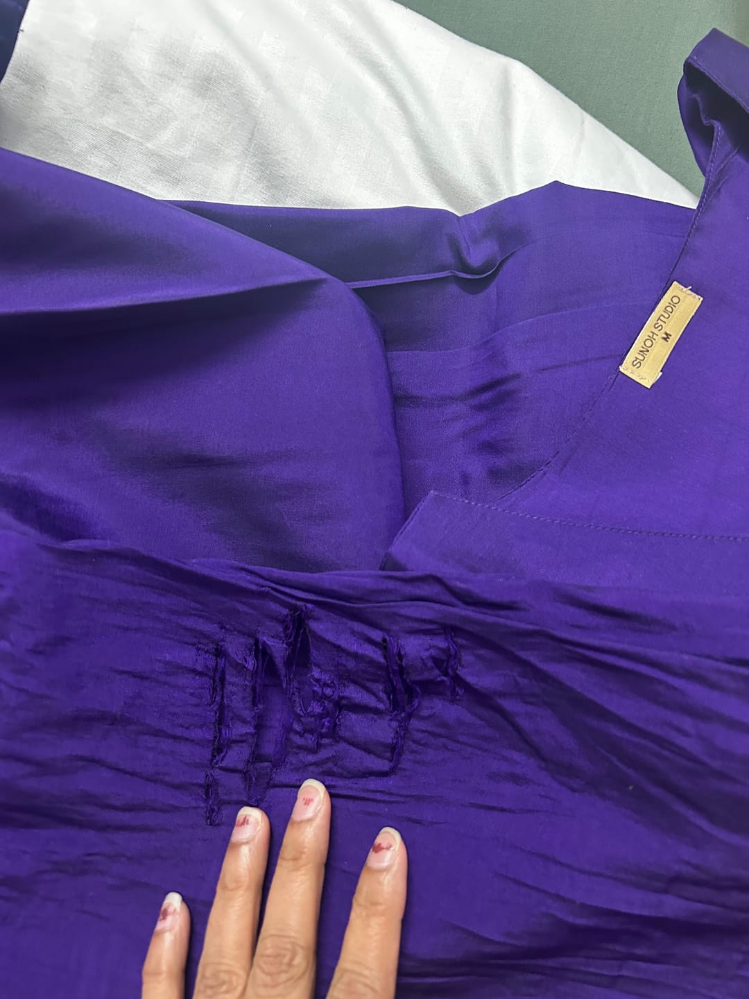 Customer photo review of aura — kurta & pants