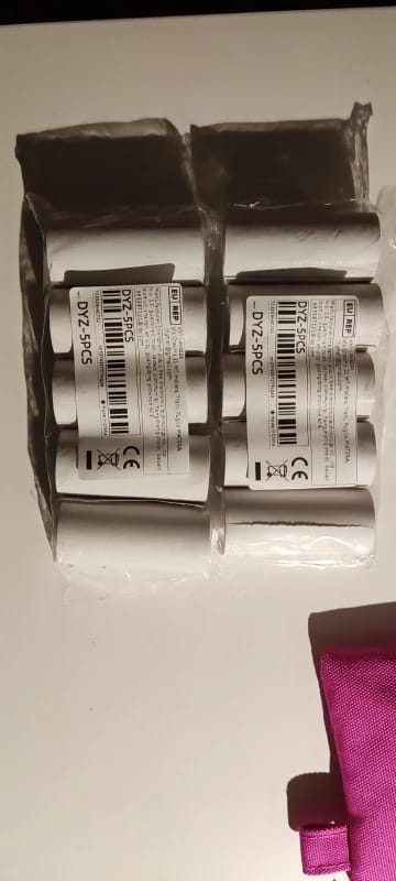 Customer photo review of Mini Impresora Térmica Portátil