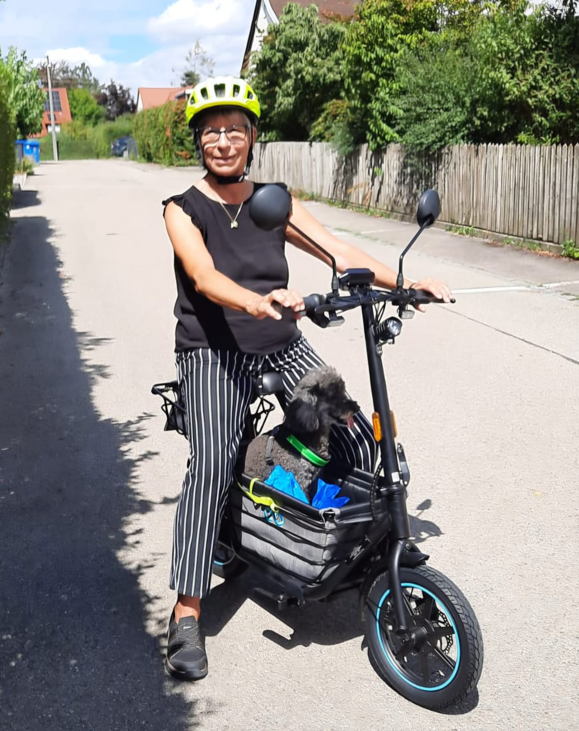 Customer photo review of GYROOR C1Plus E-Scooter – abnehmbaren Körben, großzügigem Stauraum für Haustiere & Transport – UL2272- und EEC-Zertifizierung