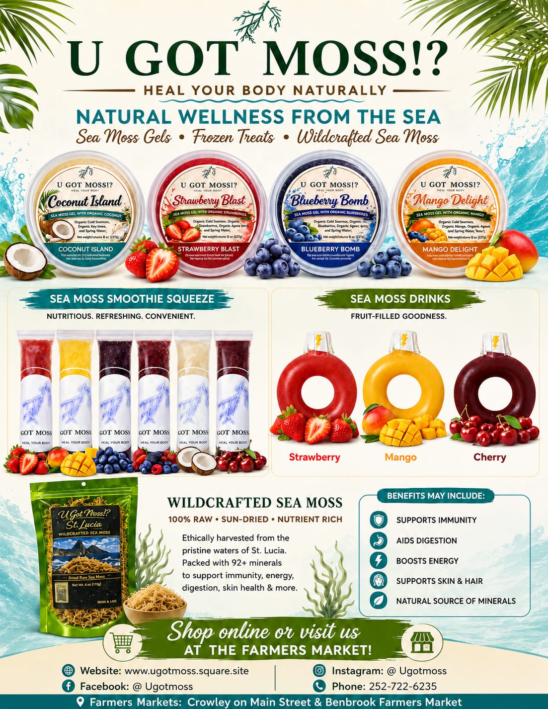 Customer photo review of Sea Moss from the pristine waters of St. Lucia- wildcrafted