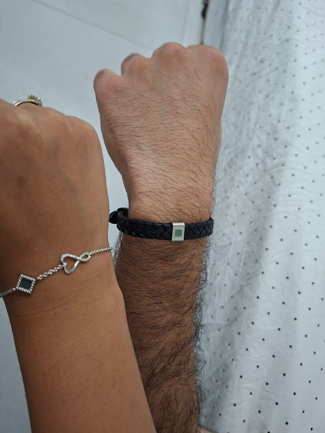 Customer photo review of Set of Energy & Eternal Love Bracelet