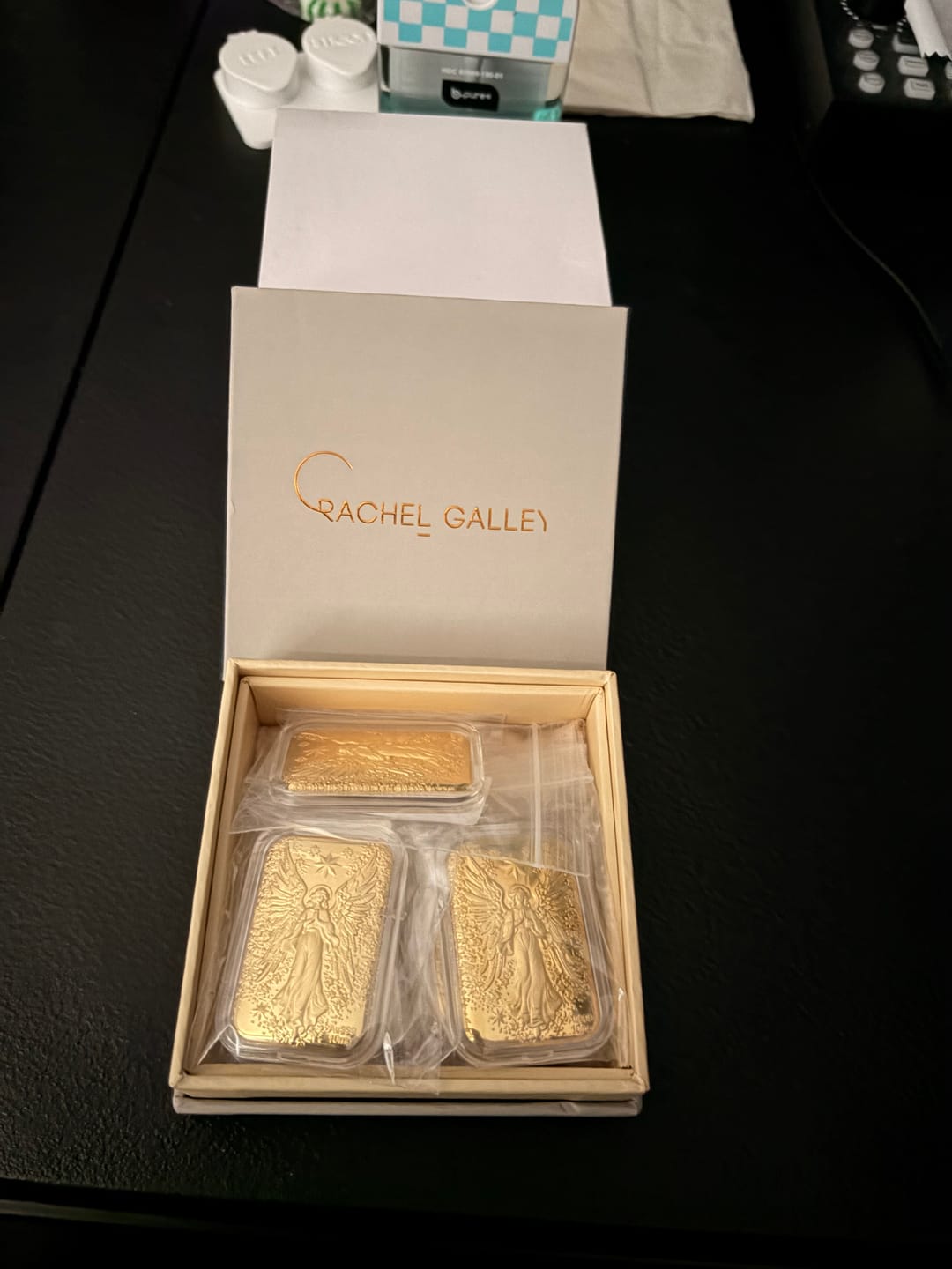 Customer photo review of 24K Yellow Gold (99.99% Gold Purity) Essential Praying Angel Piece