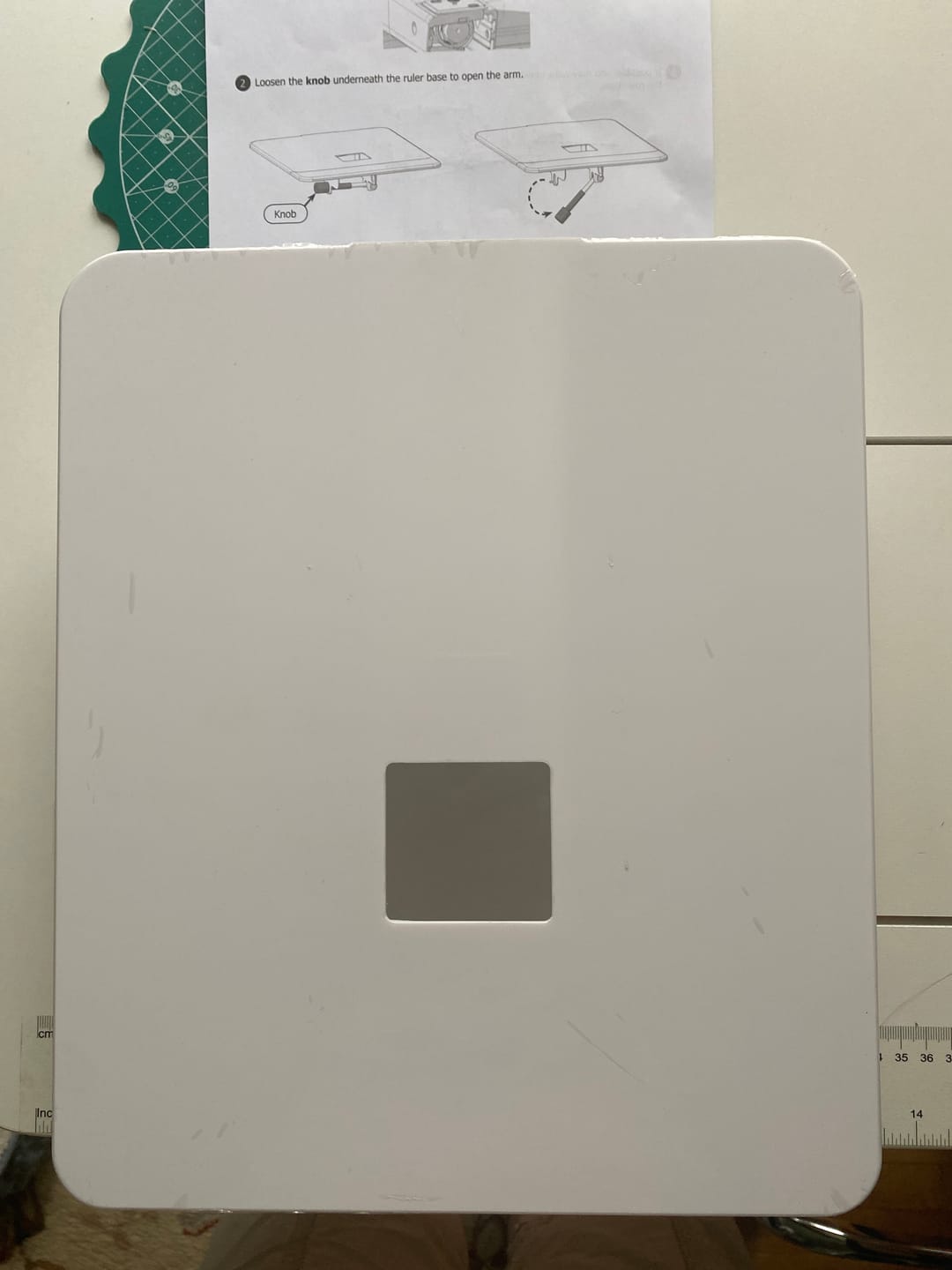 Customer photo review of Ruler Base for Q'nique 21