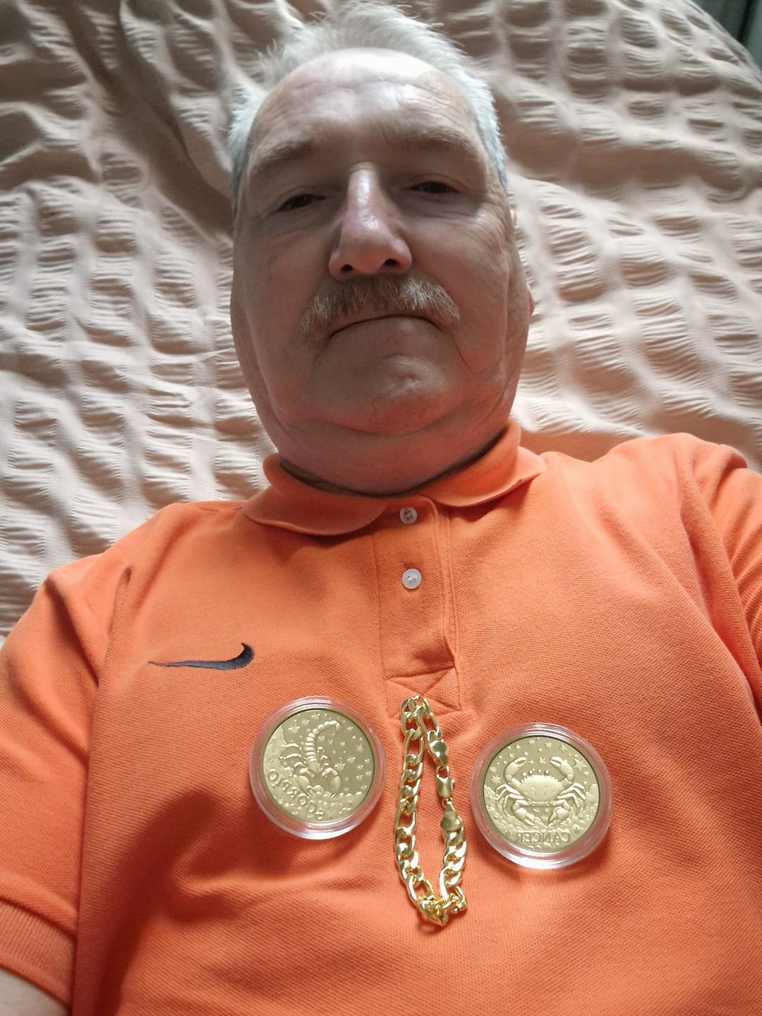 Customer photo review of 24K Yellow Gold (99.99% Gold Purity) Zodiac Sign Coin