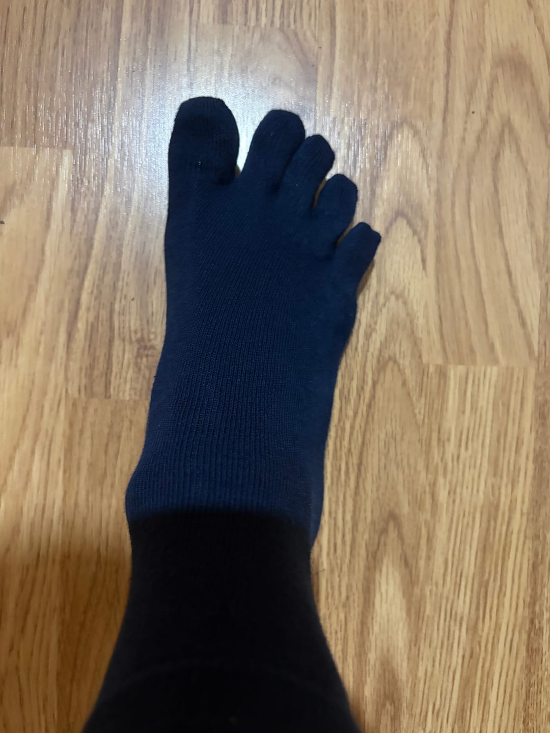 Customer photo review of Calcetines 5 dedos- Media Caña