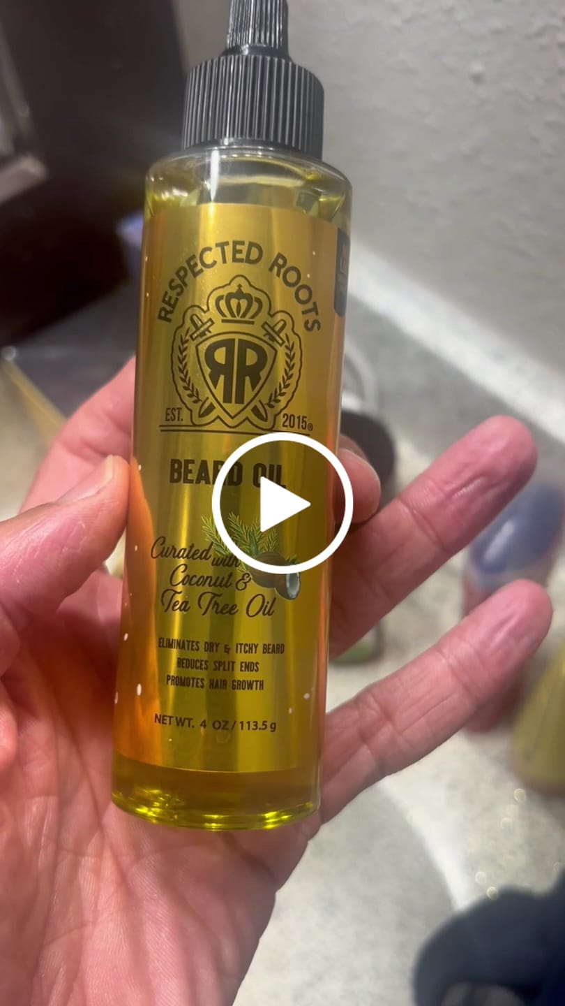 Customer video review of Beard Oil