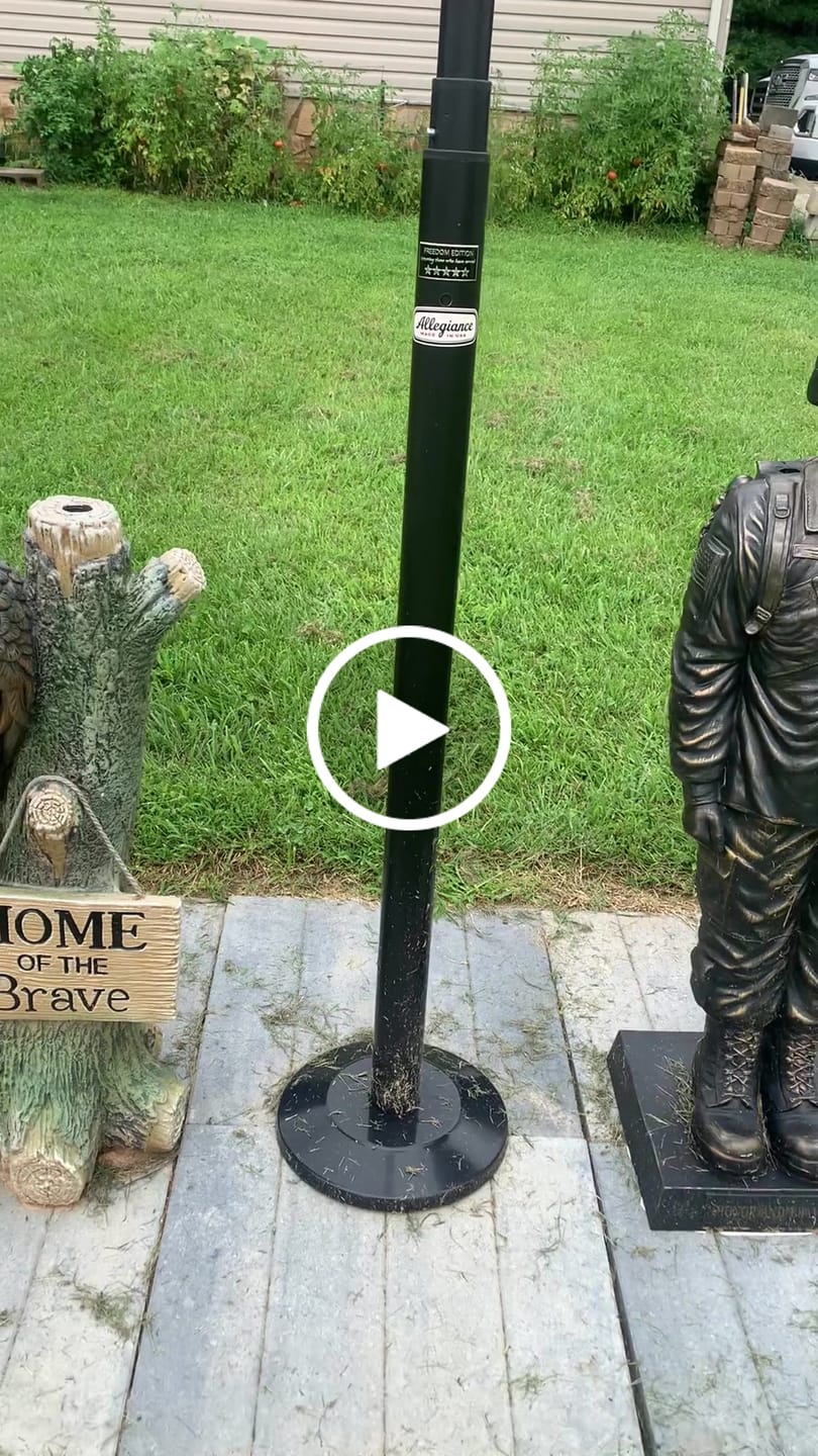 Customer video review of 3' x 5' American Flag