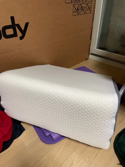 Customer photo review of Oreiller Ergonomique – Le confort idéal pour des nuits plus reposantes