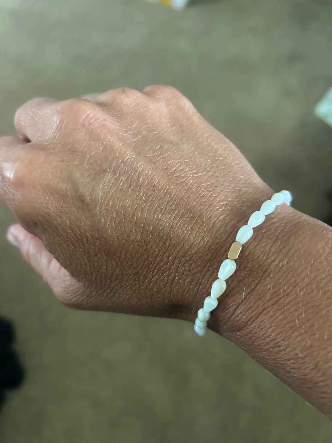 Customer photo review of BEACH PEARL - ACCENT BRACELET
