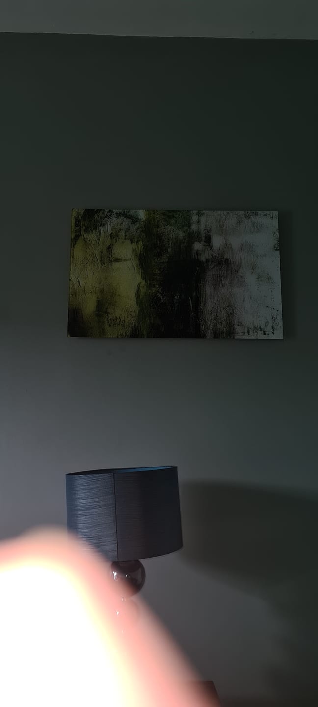 Customer photo review of Pistachio Green Abstract