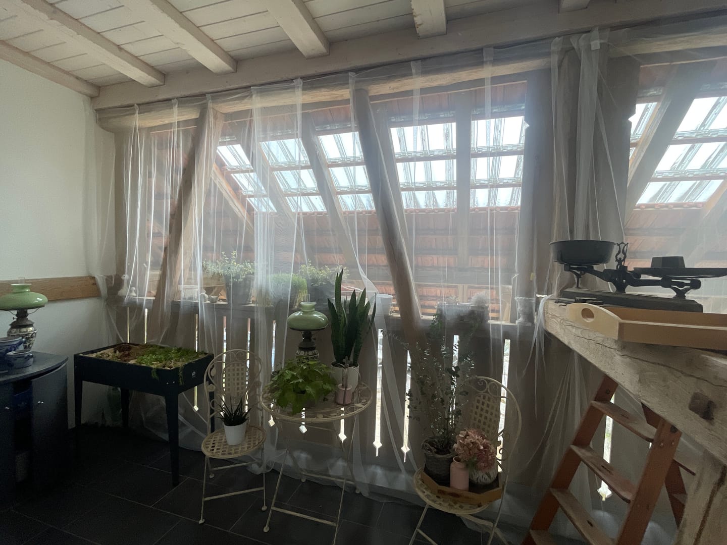 Customer photo review of Outdoor Moskitonetz Vorhang zuschneidbar mit Stangendurchzug für Terrasse Balkon Garten