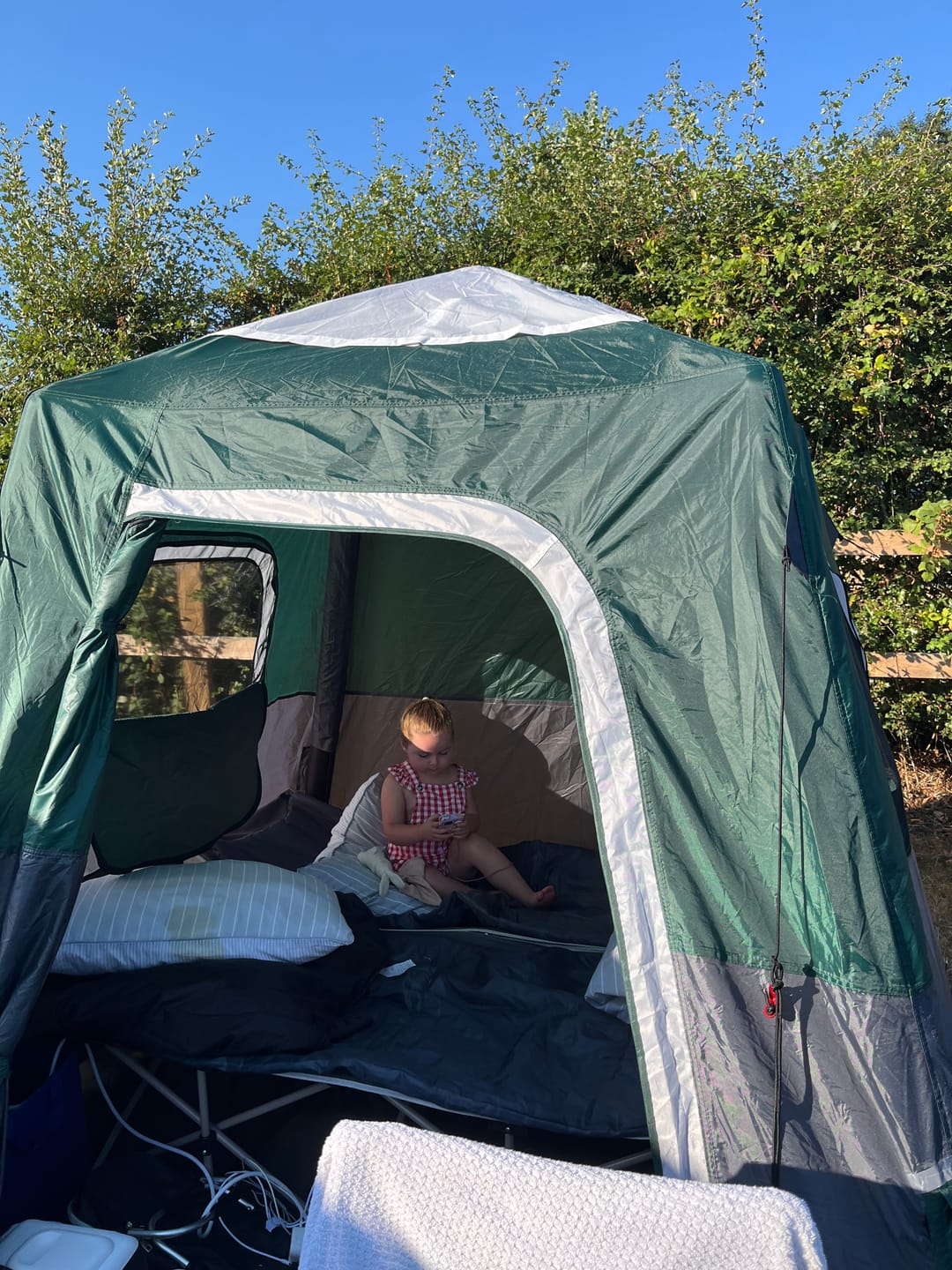 Customer photo review of 2-Step Cabin Tent