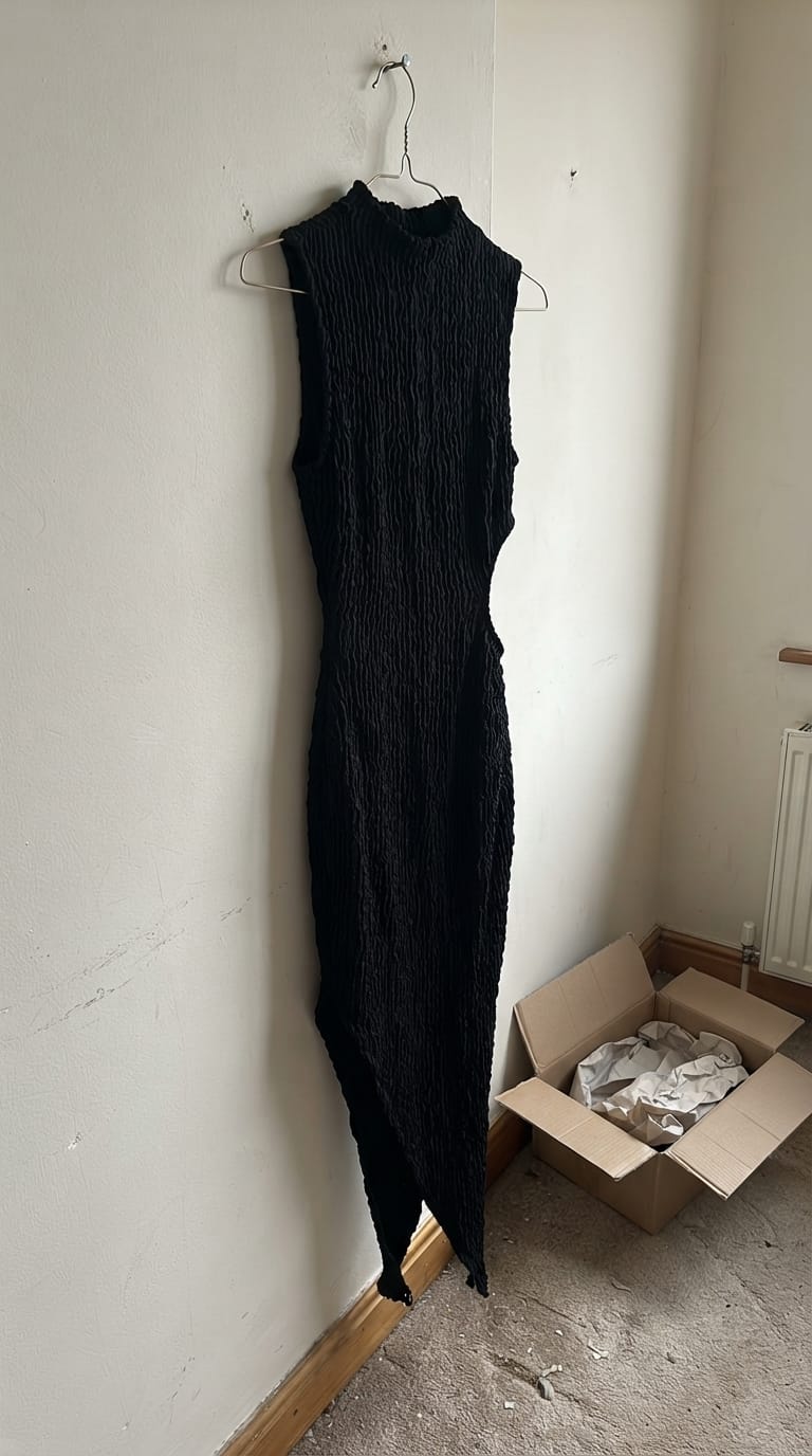 Customer photo review of Artemis Midi Dress - Black