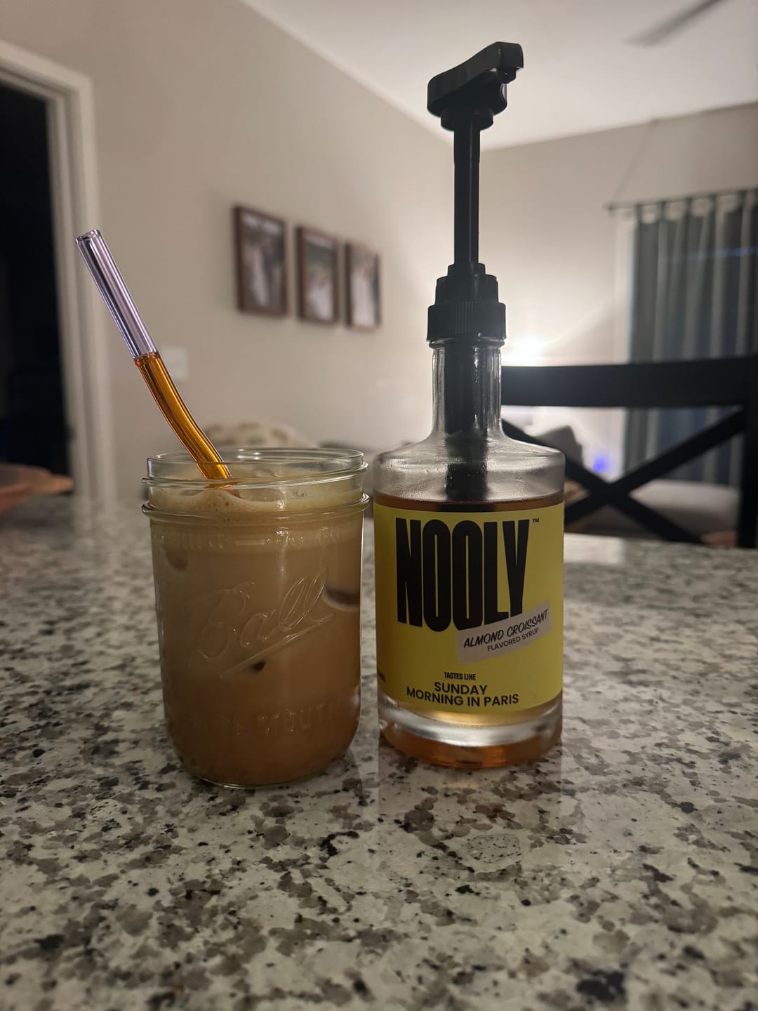Customer photo review of Almond Croissant Syrup