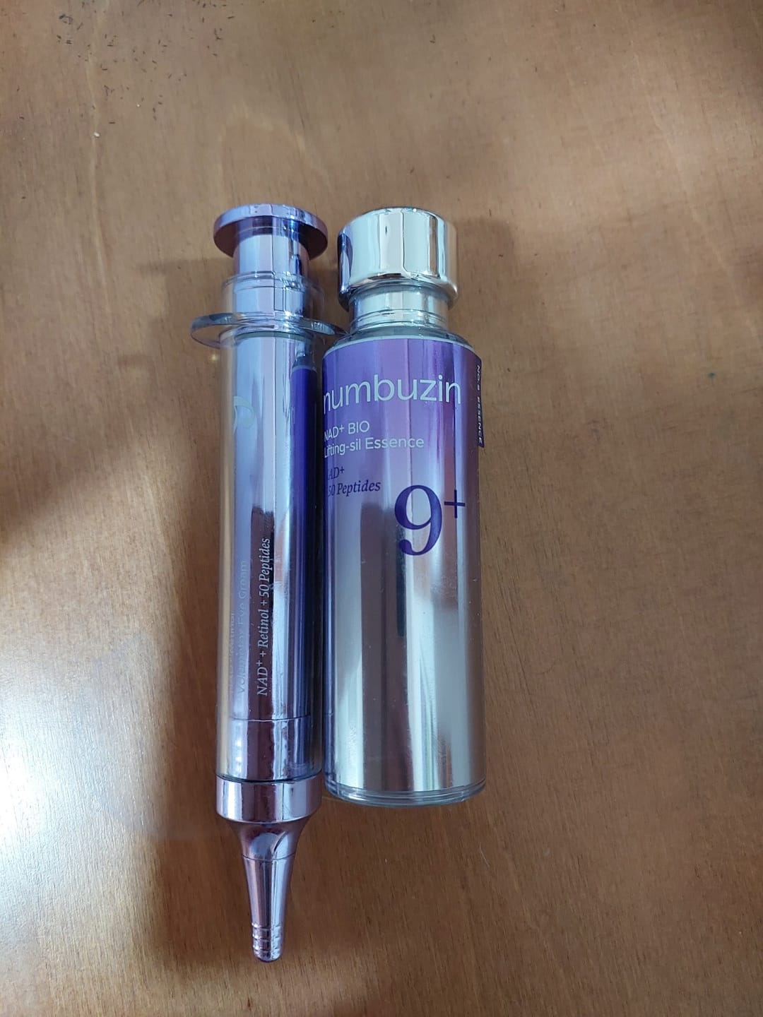 Customer photo review of ערכת NAD9+ המלאה לסימני הגיל | סרום, אמפולת עיניים ו-4 מסכות ליפטינג