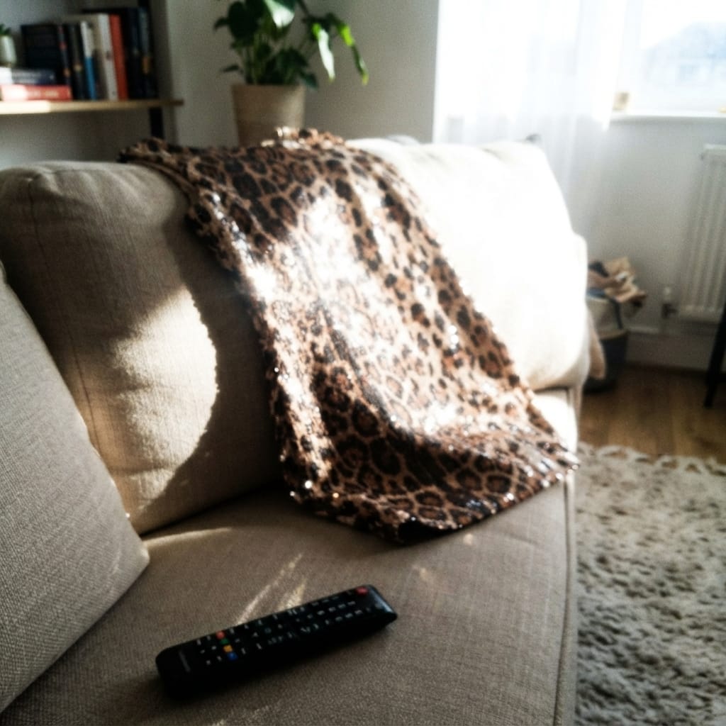 Customer photo review of Irina Leopard Mini Dress