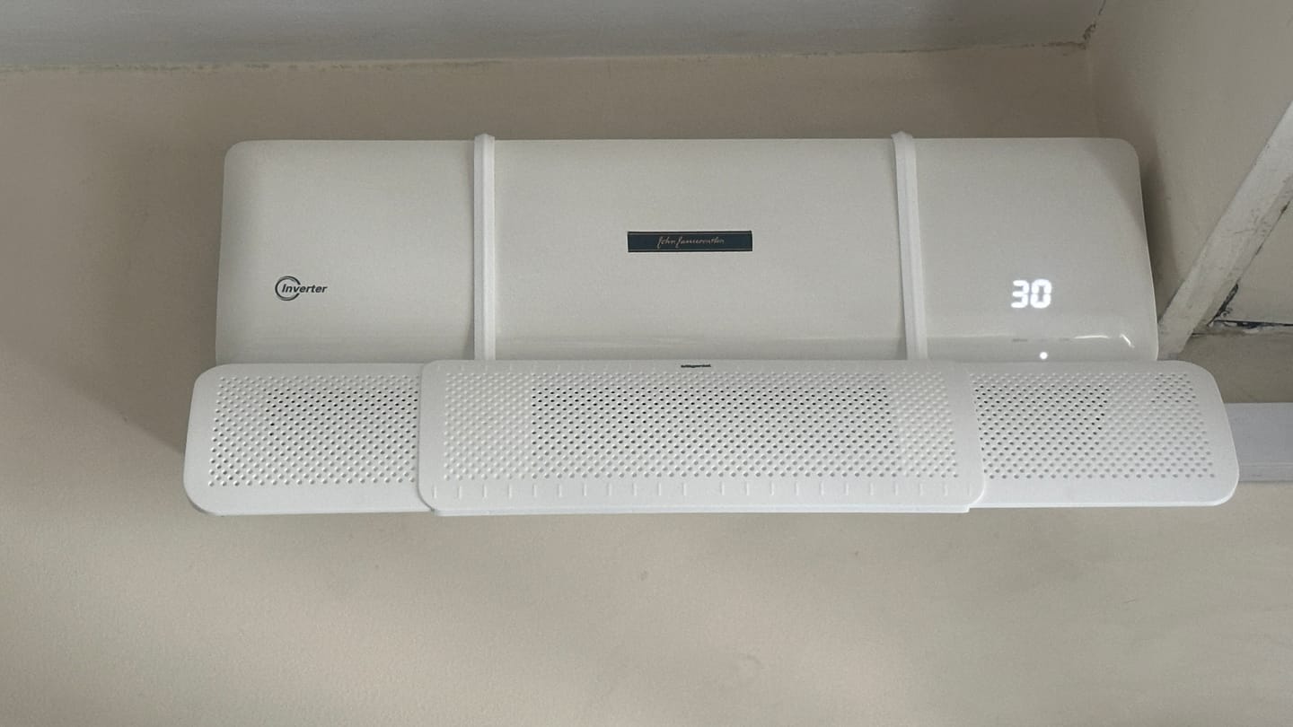 Customer photo review of Deflector Disperser para Aire Acondicionado Milgenial