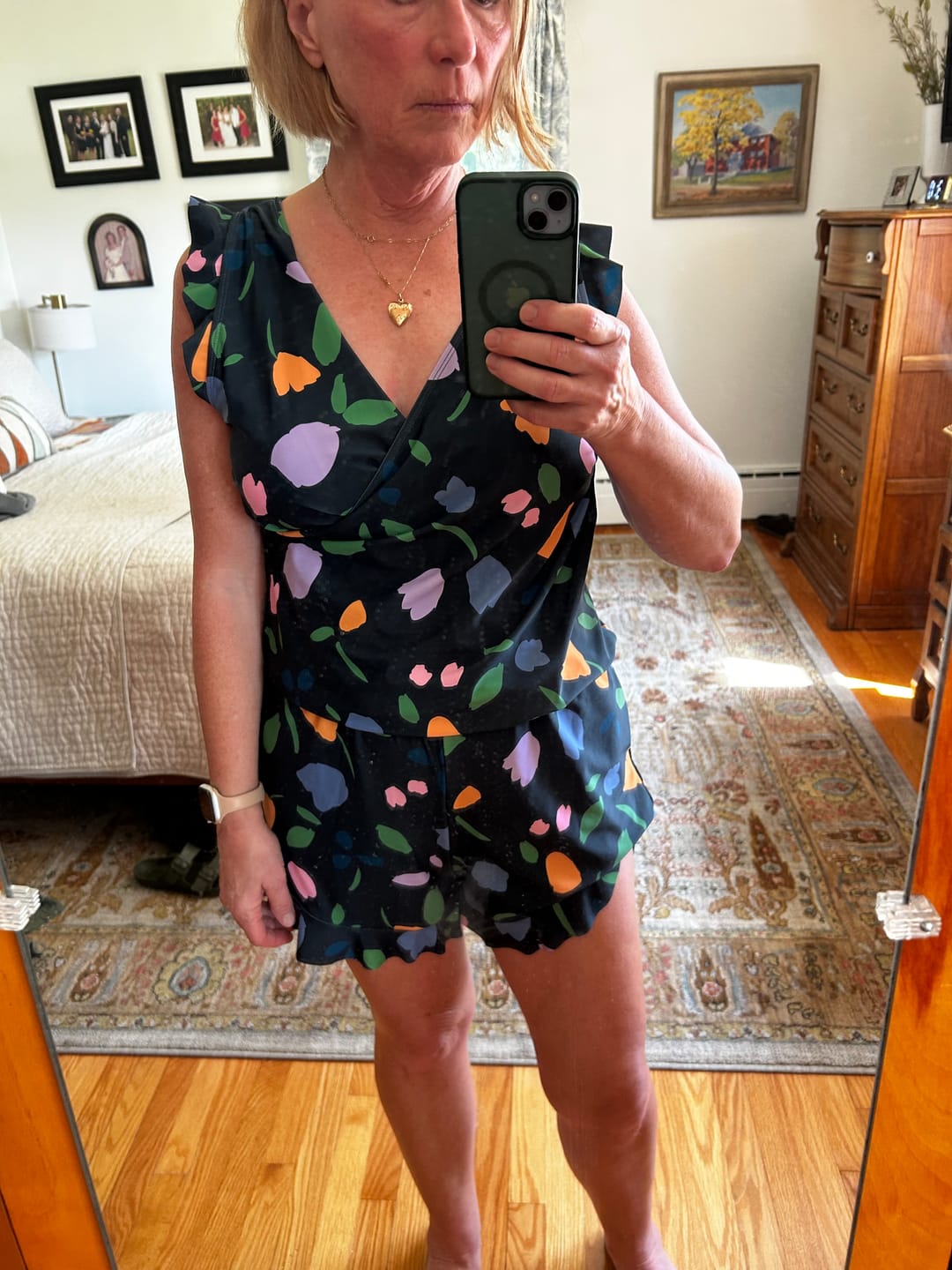 Customer photo review of Ginger Swim Romper
