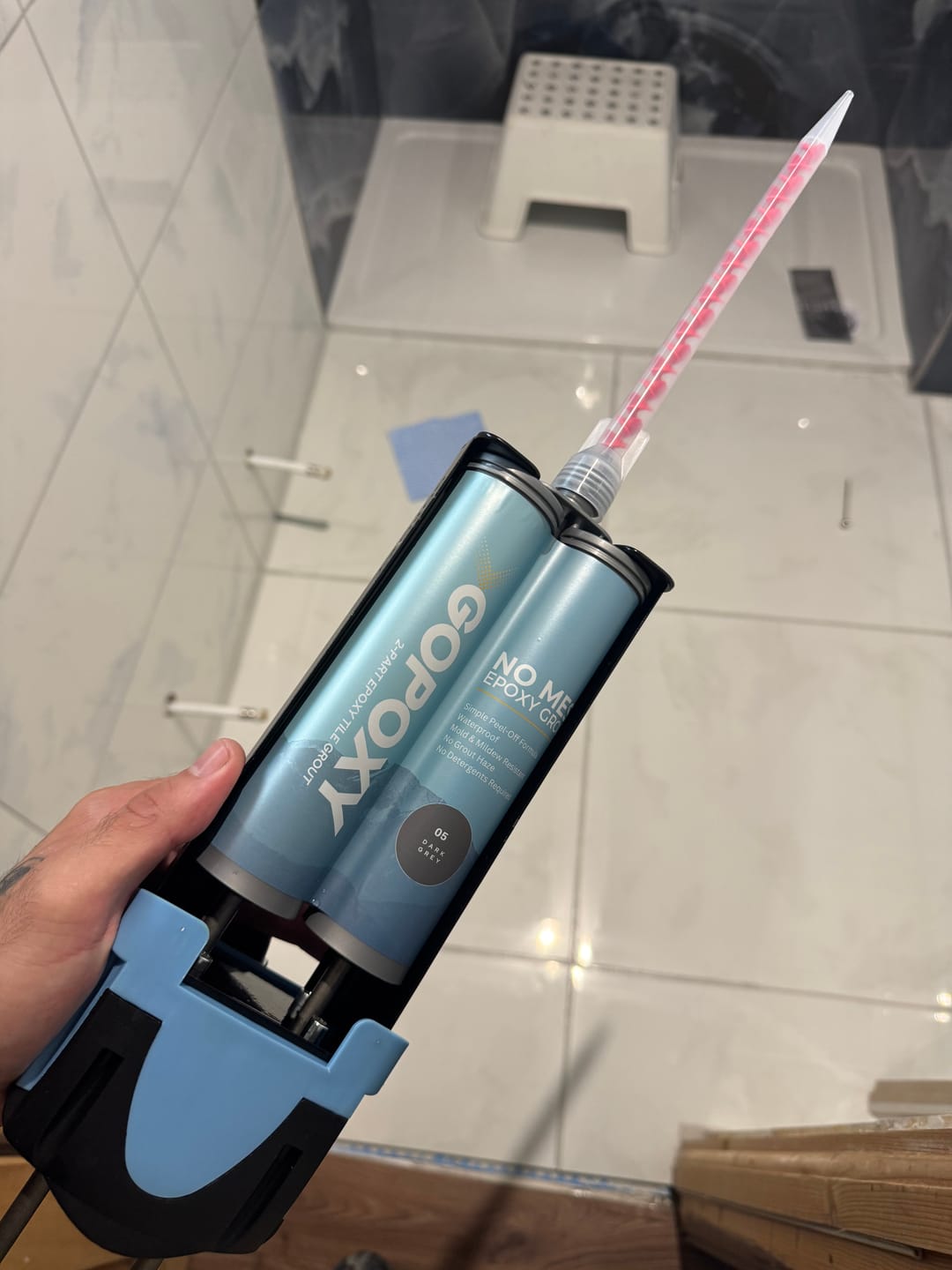 Customer photo review of GoPoxy Epoxy Grout