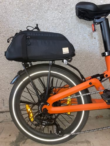 Customer photo review of Tezeus Swift Rear Rack