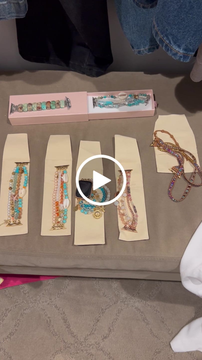 Customer video review of Tropical Sands Stretch Apple Watch Strap