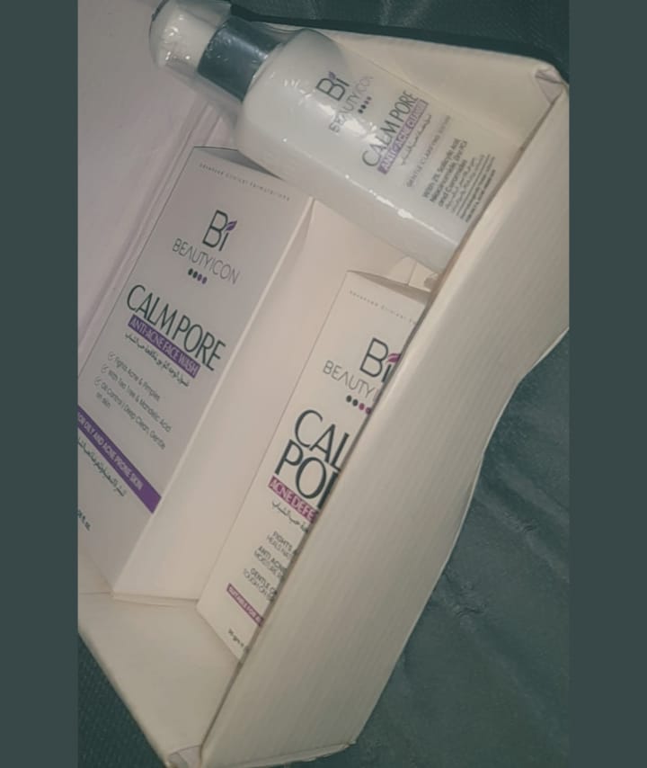 Customer photo review of Complete Acne Defense Trio( Calm Pore Cleanser+ Calm Pore Face Wash+ Acne Defence Gel)