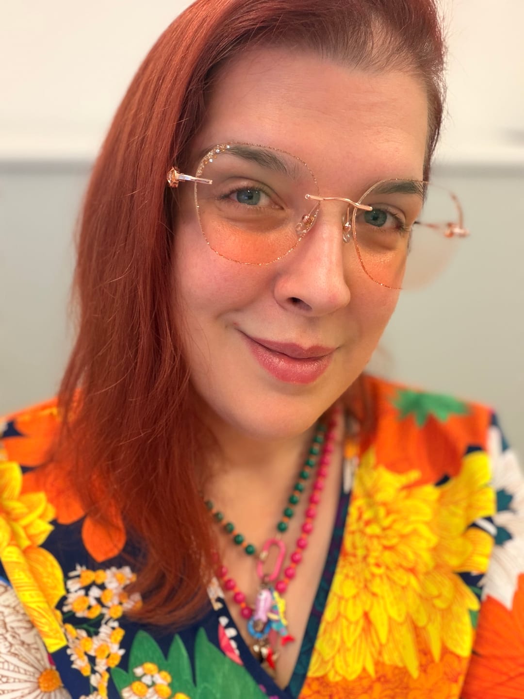 Customer photo review of Glitter Eyeglasses