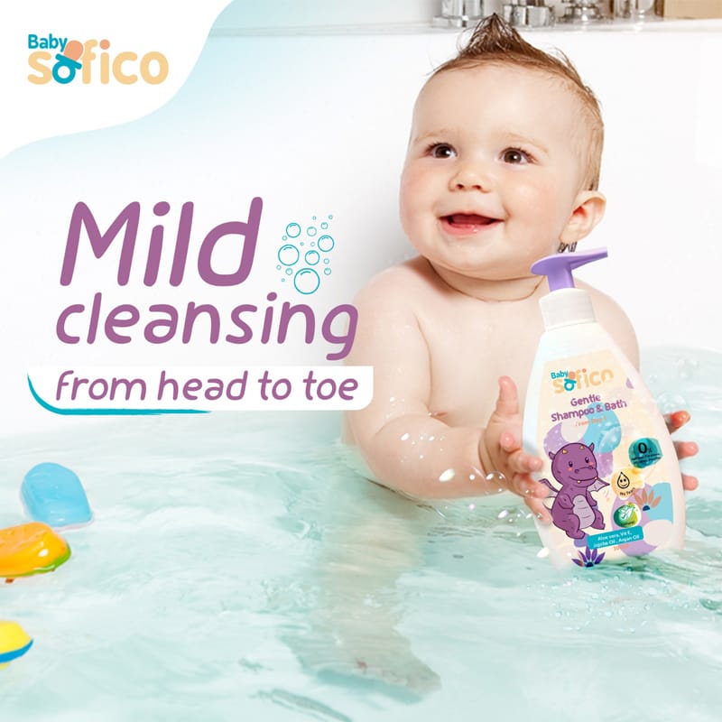 Customer photo review of Sofico Baby Gentle Shampoo & Bath 300 ml
