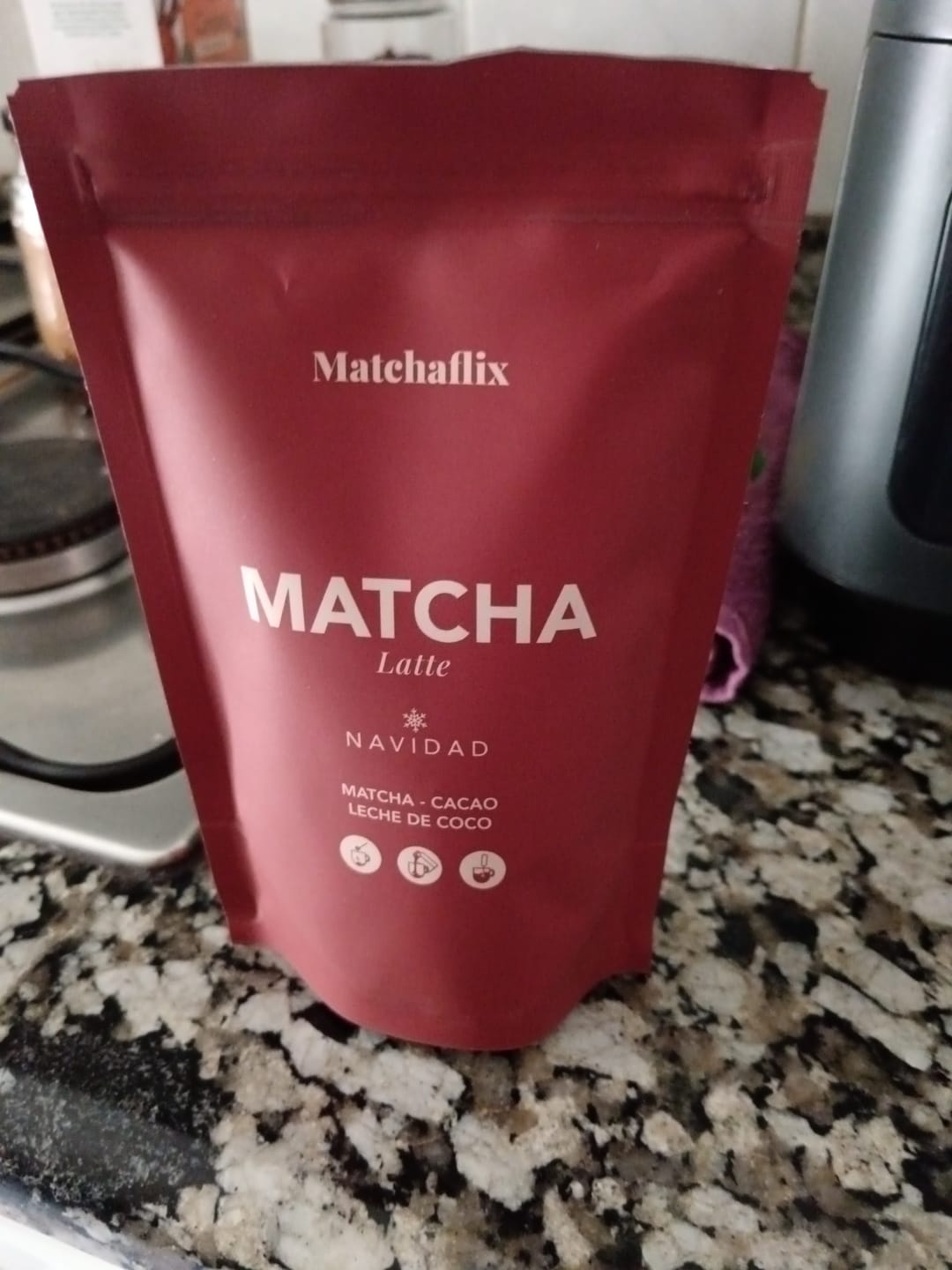 Customer photo review of Matcha Latte Navidad