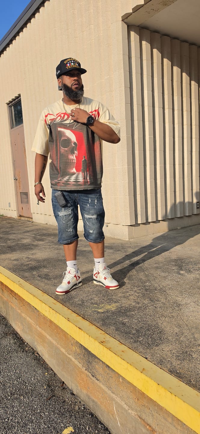 Customer photo review of Godspeed Fate's Doorstep Tee Bone