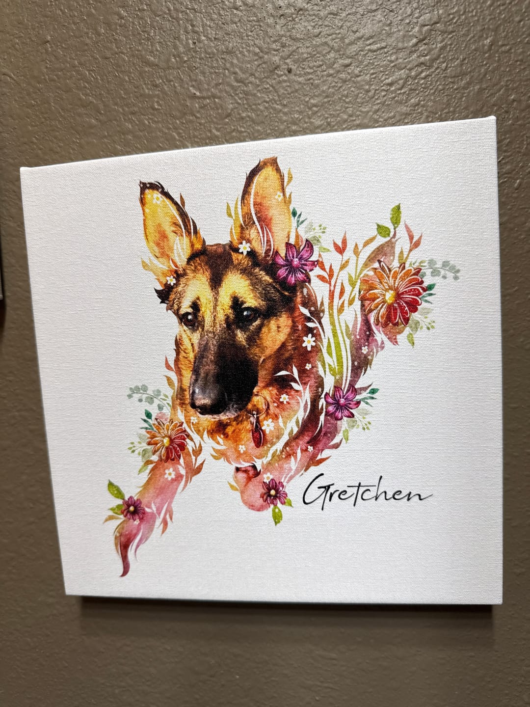 Customer photo review of Flowerpup Custom Pet Portrait (Humans too!)