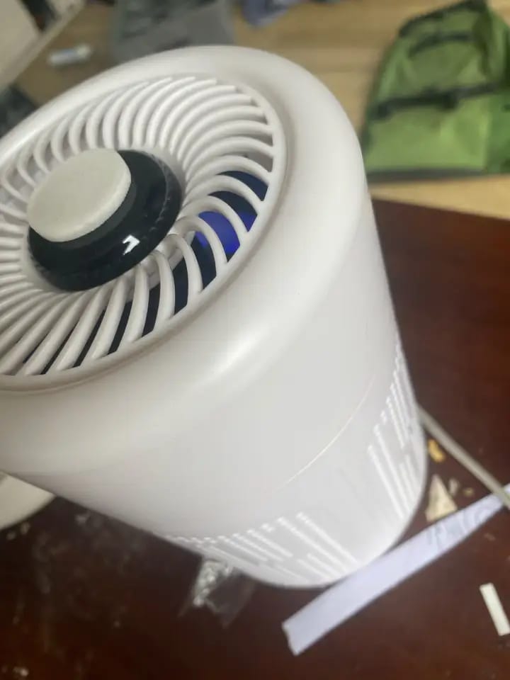Customer photo review of AirPur™ | Purificateur d’air ionique contre la poussière, le pollen et les allergènes