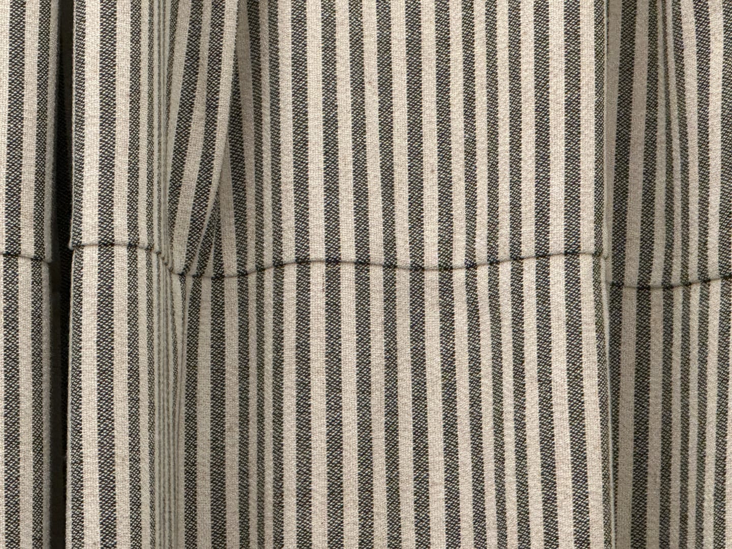 Customer photo review of Zaria Linen Stripe Curtains