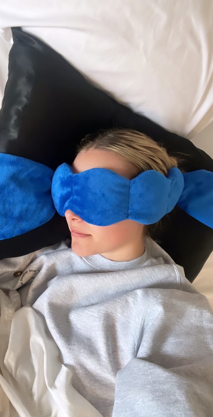 Customer photo review of Dozzli Weighted Sleep Mask