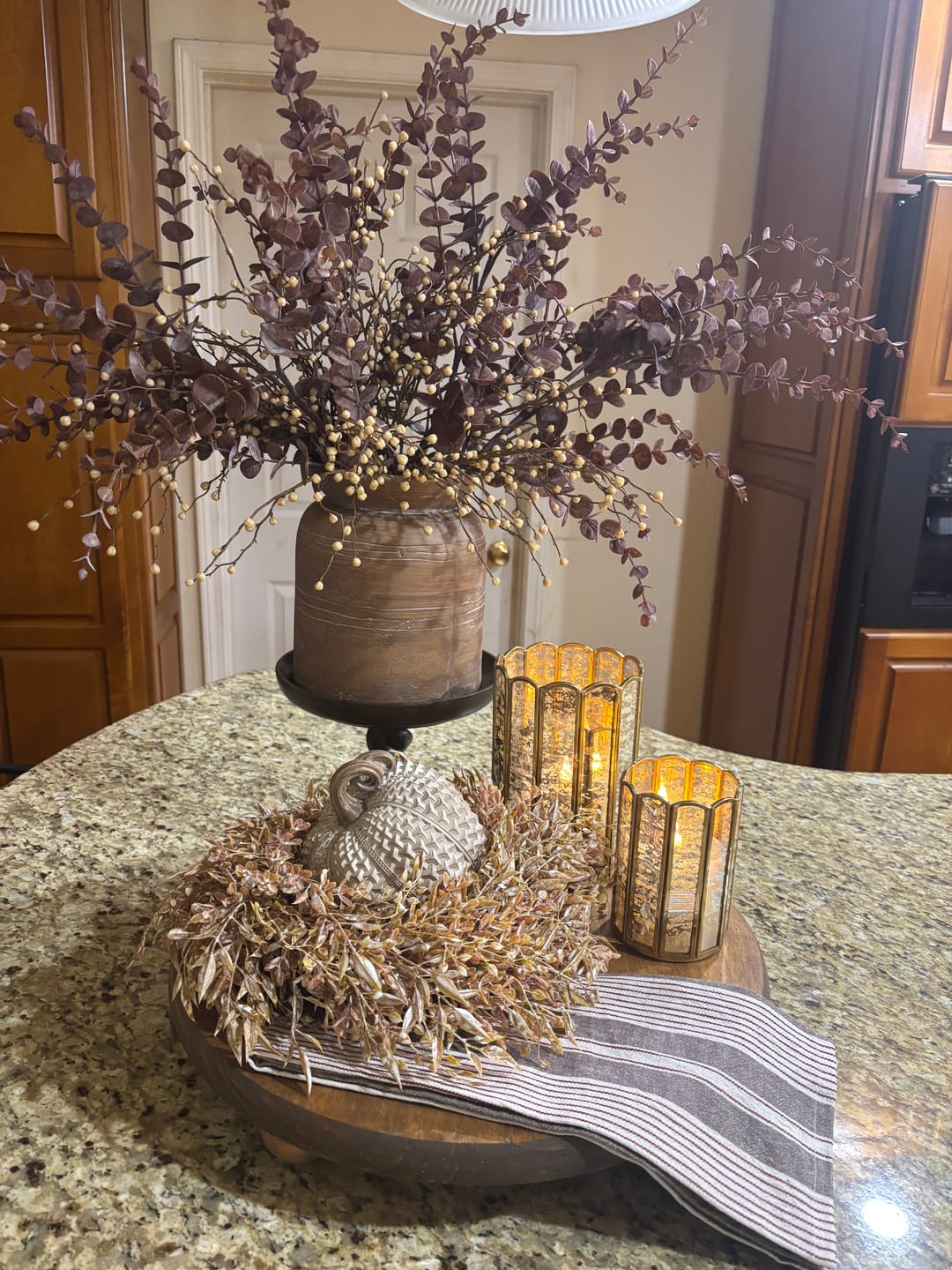Customer photo review of Autumn Willow Small Wreath