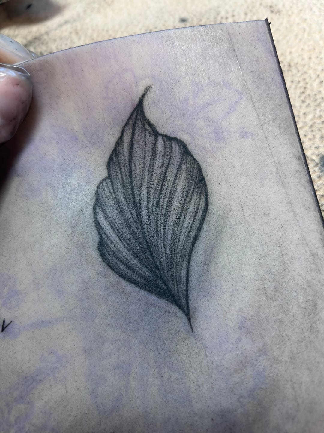 Customer photo review of Tattoo Practice Skin | Size Medium A4 | Pack of 10