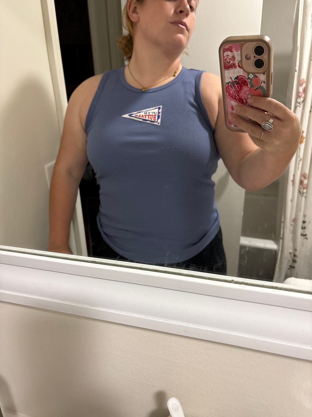 Customer photo review of Lets Go Buffalo Tank