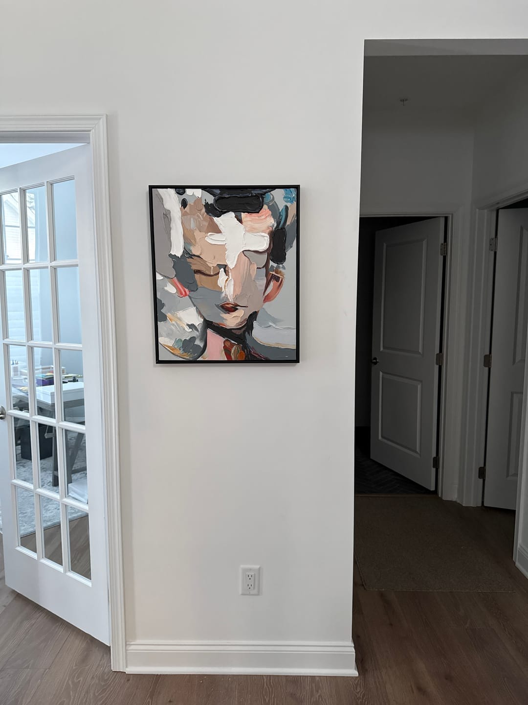 Customer photo review of Soul - Abstract Portrait Wall Art
