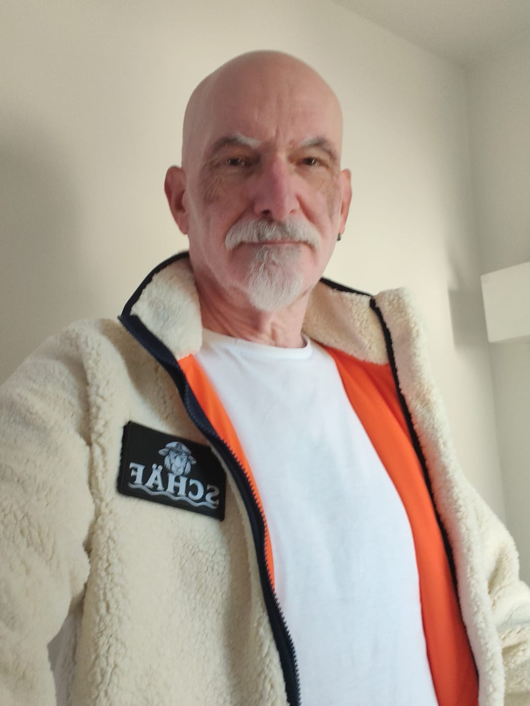 Customer photo review of Klettwatt Patch · Unisex Premium Sherpa Jacke