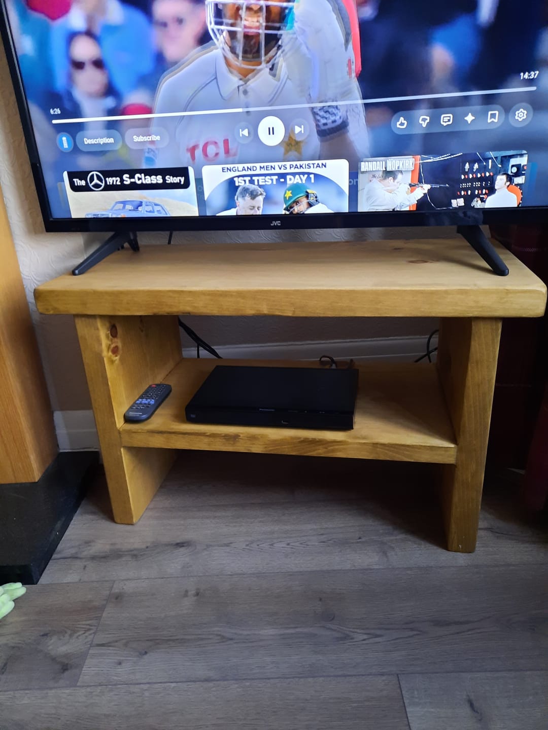 Customer photo review of Bedford Solid Wood Tv Stand | Media Unit