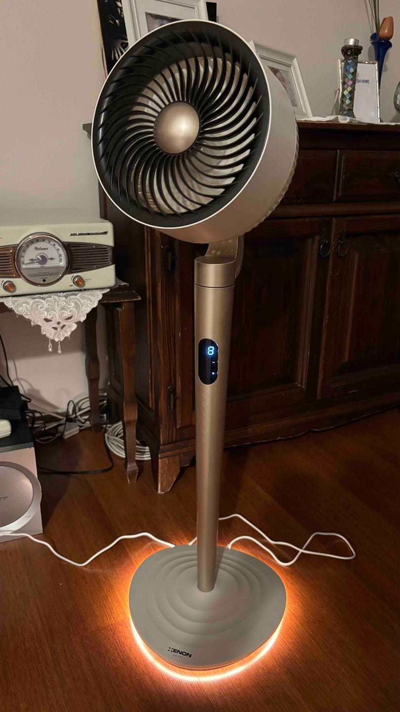 Customer photo review of Ayaklı Vantilatör Air Pro | Akıllı, Sıcaklık Sensörlü, 3D Salınım, Işıklı (X7432)
